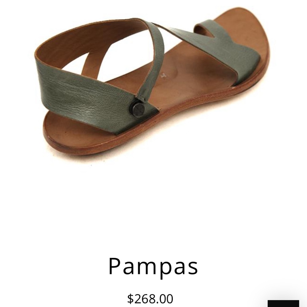 CYDWOQ Pampas Handmade leather sandals women’s size 41
